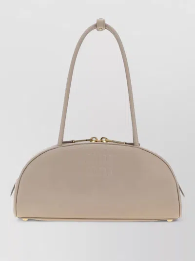 Miu Miu Women Natural Beau Medium Shoulder Bag In Blue