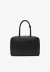 Miu Miu Beau Leather Top-handle Bag In Black