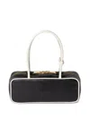 Miu Miu Beau Leather Tote Bag In Black