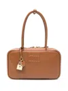 Miu Miu Beau Medium Leather Bag In Brown