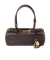 Miu Miu Beau Nappa Leather Bag In Brown