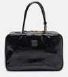 Miu Miu Beau Patent Leather Tote Bag