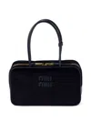 Miu Miu Beau Shoulder Bag In Black