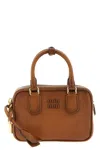Miu Miu 'beau' Small Handbag In Brown