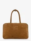 Miu Miu Beau Suede Handbag In Brown