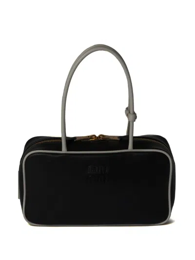 Miu Miu Beau Tote Bag In Black