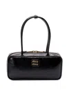 Miu Miu Beau Tote Bag In Schwarz
