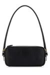Miu Miu Leather Logo-detail Mini Bag In Black