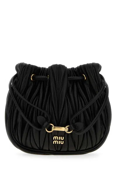 Miu Miu Beauty Case. In Black