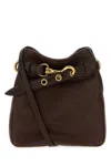 Miu Miu Chocolate Nappa Leather Crossbody Bag In Brown