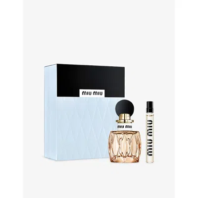 Miu Miu Beauty Womens Miutine Eau De Parfum Gift Set