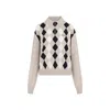Miu Miu Collared Sweater Long Sleeves Regular Fit In Multi