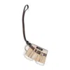 Miu Miu Beige Leather Mini Skirt Keychain