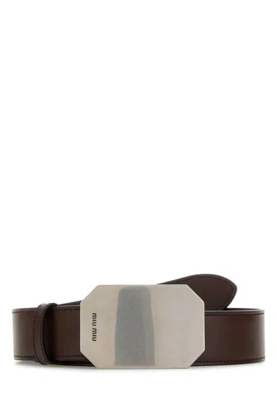 Miu Miu Belt In Brown