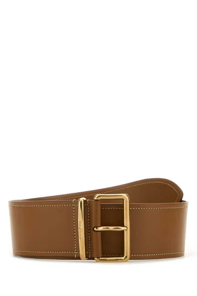 Miu Miu Brown Solid Belt