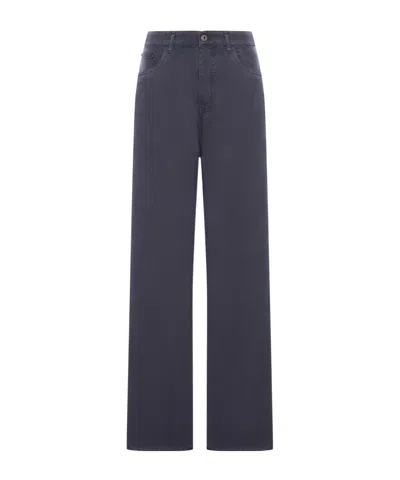 Miu Miu Belt Loop Jeans In Blue