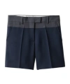 Miu Miu Belt-loop Shorts In Black