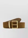 Miu Miu Belt Suede Gold-tone Buckle