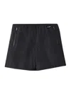 Miu Miu Bermudas Mit Weitem Bein In Blue
