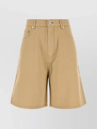 MIU MIU BERMUDA SHORTS WITH BACK POCKETS AND BELT LOOPS