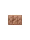 Miu Miu Double-fold Logo Wallet
