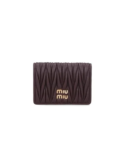 Miu Miu Bi-fold Logo Card Holder