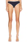 Miu Miu Technical Knit Swimsuit Bottom In Blue & Bianco