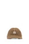Miu Miu Biscuit Velvet Baseball Cap