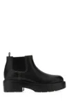 Miu Miu Ankle Boots With Chunky Sole And Pull Tab In Black