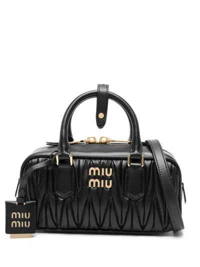 Miu Miu Black Arcadie Handbag
