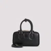Miu Miu Arcadie Calf Leather Top Handle Bag In Black