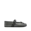 Miu Miu Flats In Black