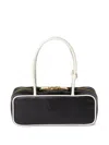 Miu Miu Beau Leather Tote Bag In Black