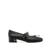 Miu Miu 30mm Buckle-strap Pumps In Black