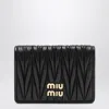 Miu Miu Leather Wallet In Black