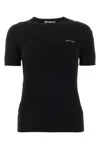 Miu Miu Wool Knit Top In Nero