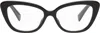 Miu Miu 0mu 05vv Glasses In 1ab1o1 Black