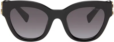 Miu Miu Black Cat-eye Sunglasses