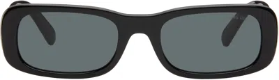 Miu Miu Black Glimpse Sunglasses In 1ab5s0