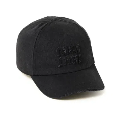 MIU MIU MIU MIU BLACK HATS WOMEN