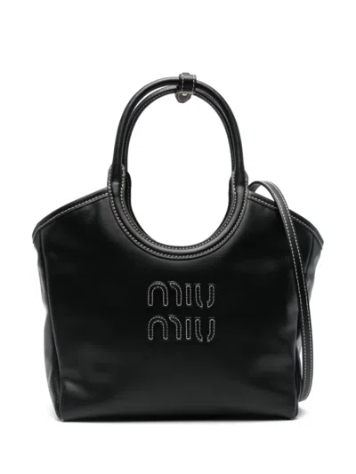 Miu Miu Black Ivy Tote Bag