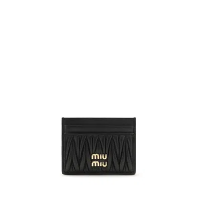 Miu Miu Black Lamb Ovis Aries Aries Wallet