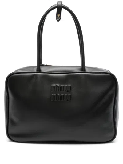 Miu Miu Black Leather Beau Bag