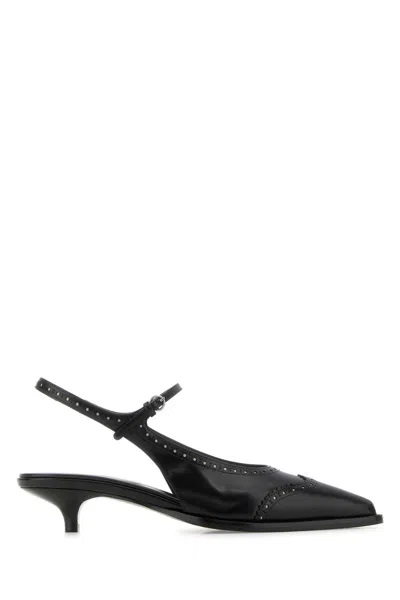 Miu Miu Stone Island Techno Fabric Track Pants In Black