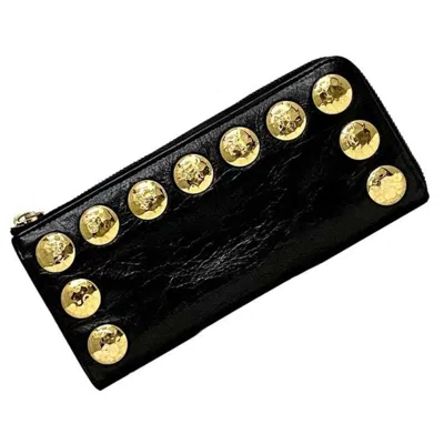 Pre-owned Miu Miu Black Leather Coin Purse/coin Case ()