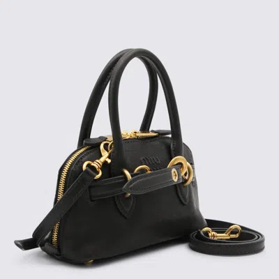 Miu Miu Black Leather Crossbody Bag