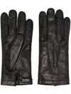 Miu Miu Leather Gloves In Black