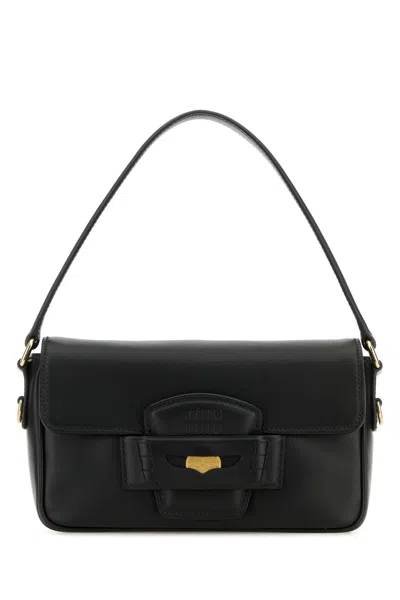 Miu Miu Black Leather Handbag
