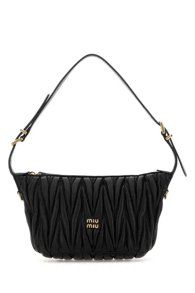 Miu Miu Black Leather Handbag