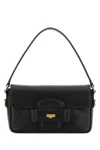 Miu Miu Black Leather Handbag In Nero